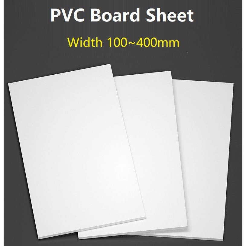 White PVC Sheet Hard Rigid Plastic Board White Black Model Making Material Handmade Pad Panel Plate 