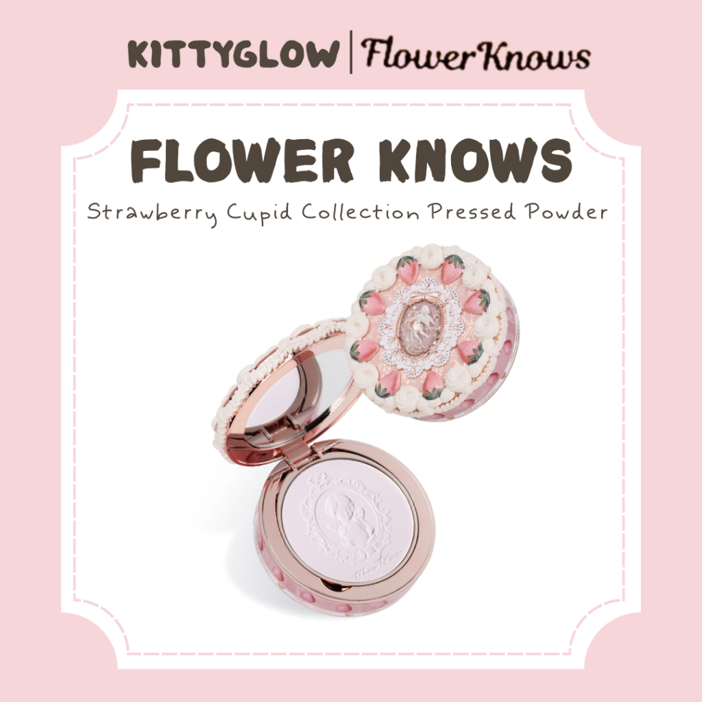 Flower KNOWS Strawberry Cupid Collection Pressed Powder