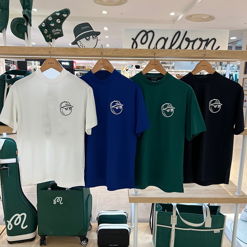 2025 ฤดูร้อนใหม่เกาหลีเสื้อผ้ากอล์ฟแขนสั้นเสื้อยืดผู้ชายกีฬากลางแจ้งแห้งเร็วระบายอากาศคุณภาพสูงป้องกัน การกัด ทนต่อการสึกหรอแฟชั่นอเนกประสงค์ย์เรี