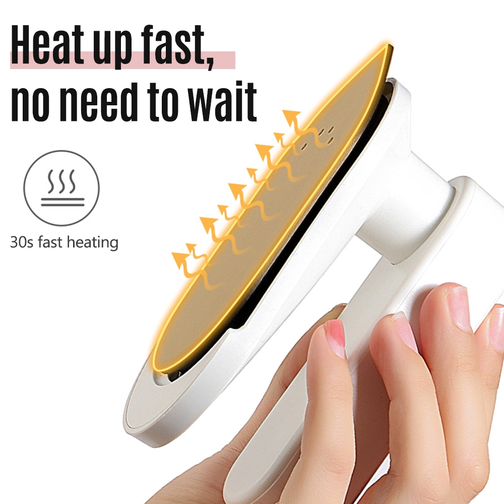 เครื่องรีดผ้าไฟฟ้า ไร้สาย แบบพกพา ชาร์จไฟได้ สําหรับเดินทาง ราคา ถูกที่สุด ดีลบีเคเค แกลเลอรีภาพที่ 2