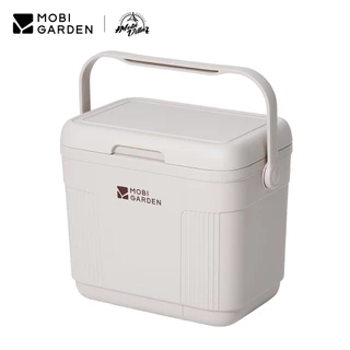 Mobi GARDEN กล่องฉนวนสําหรับการตั้งแคมป์กลางแจ้งความจุขนาดใหญ่กล่องเก็บและการเก็บรักษา Cold Frost 10L/22L