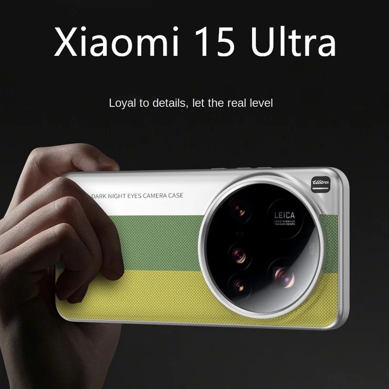 Dual-สีหนังหรูหราเคสกระจายความร้อนสําหรับXiaomi 15 Ultra Mi 14/15 Pro 12S/13/14 Ultraธุรกิจเลนส์กล้องขนาดใหญ่หลุมSlimรวมทุกอย่างกันกระแทกMatte PC Cover