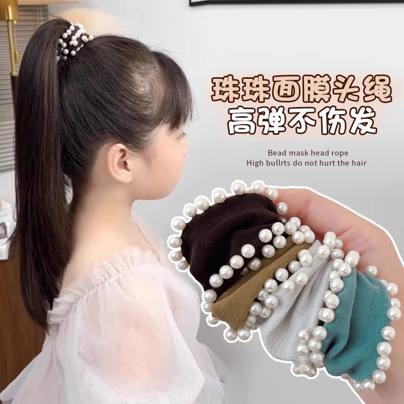 ฤดูร้อนสไตล์ใหม่ผูกผมหางม้าสูงไร้รอยต่อกว้างพิเศษผู้หญิงสไตล์ 2025 สไตล์ใหม่ไม่ทําร้ายผมที่คาดผม