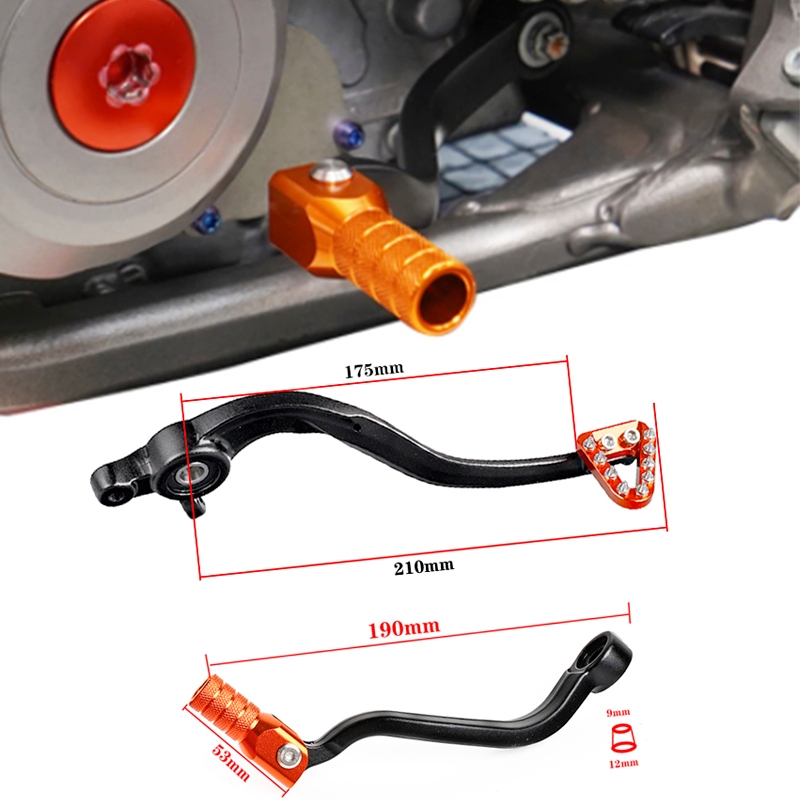รถจักรยานยนต์ CNC อลูมิเนียมด้านหลังเบรคเท้าเหยียบเกียร์ Shift LEVER สําหรับ KTM XCW XCF-W EXC EXC-F