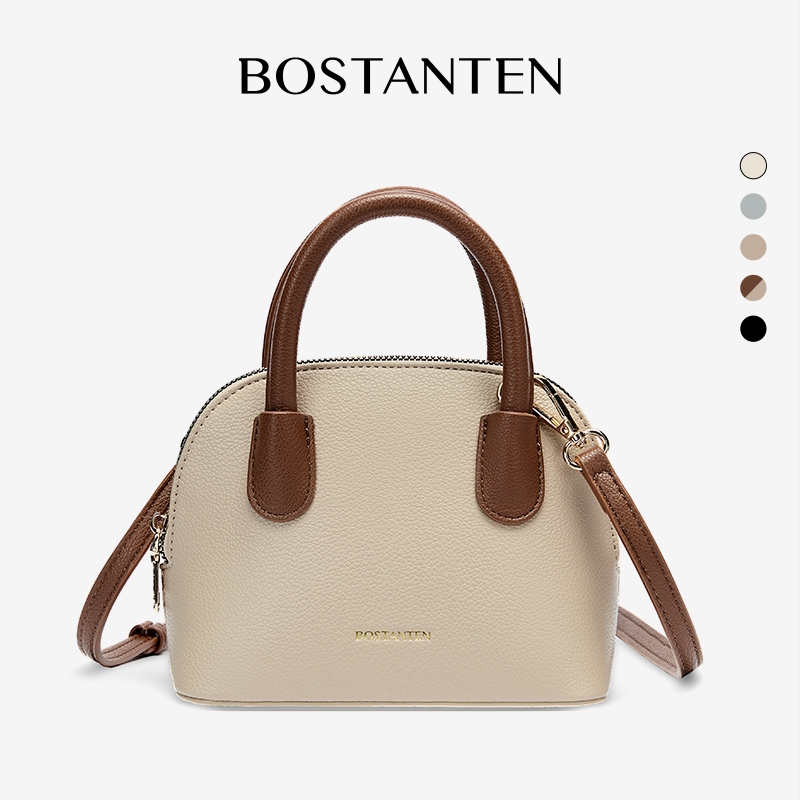 Bostanten กระเป๋าสะพายสุภาพสตรี กระเป๋าแฟชั่นทรงเปลือกหอยใบเล็กน่ารัก