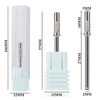 100 ชิ้น/กล่อง 3 มม.Mini Sanding Bands กับ Mandrel ชุดสําหรับ Dead Skin Calluses ขัดเล็บไฟฟ้าเจาะ Bits เล็บเครื่องมือ