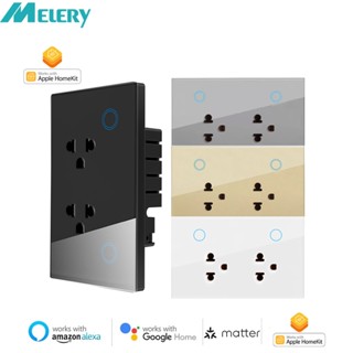 Melery Matter Over WiFi Smart Plug Thailand Socket Touch Gla…