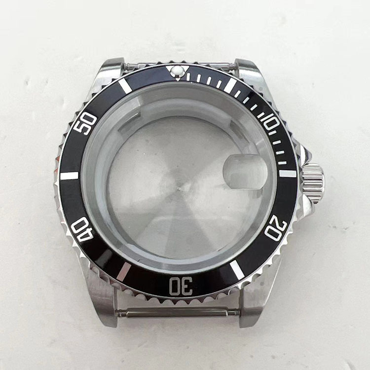 40 มม.นาฬิกาอลูมิเนียม Bezel Sapphire แว่นขยายอุปกรณ์เสริมสําหรับ 8215/8200/8205/2813 การเคลื่อนไหว