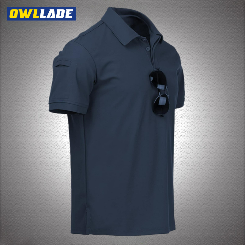 Owllade Tactical Polo for Men IXP สีน้ําเงิน A01 2T