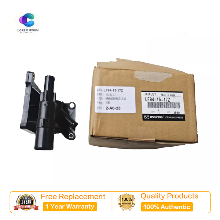 Water Outlet เครื่องยนต์ Coolant Thermostat ที่อยู่อาศัย + เซ็นเซอร์สําหรับ MMazda 2006-2013 3 6 5 C