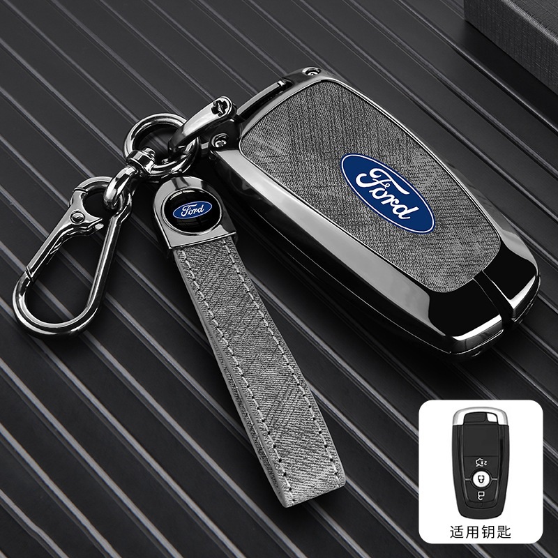 เปลือกเคสกุญแจรถสําหรับ Ford wild track 2022 Ranger Sprot 2023 2024 Ranger Raptor 150 Everest nextgen 3 4 Buttons หนังกุญแจรถพวงกุญแจ - รูปที่ 6