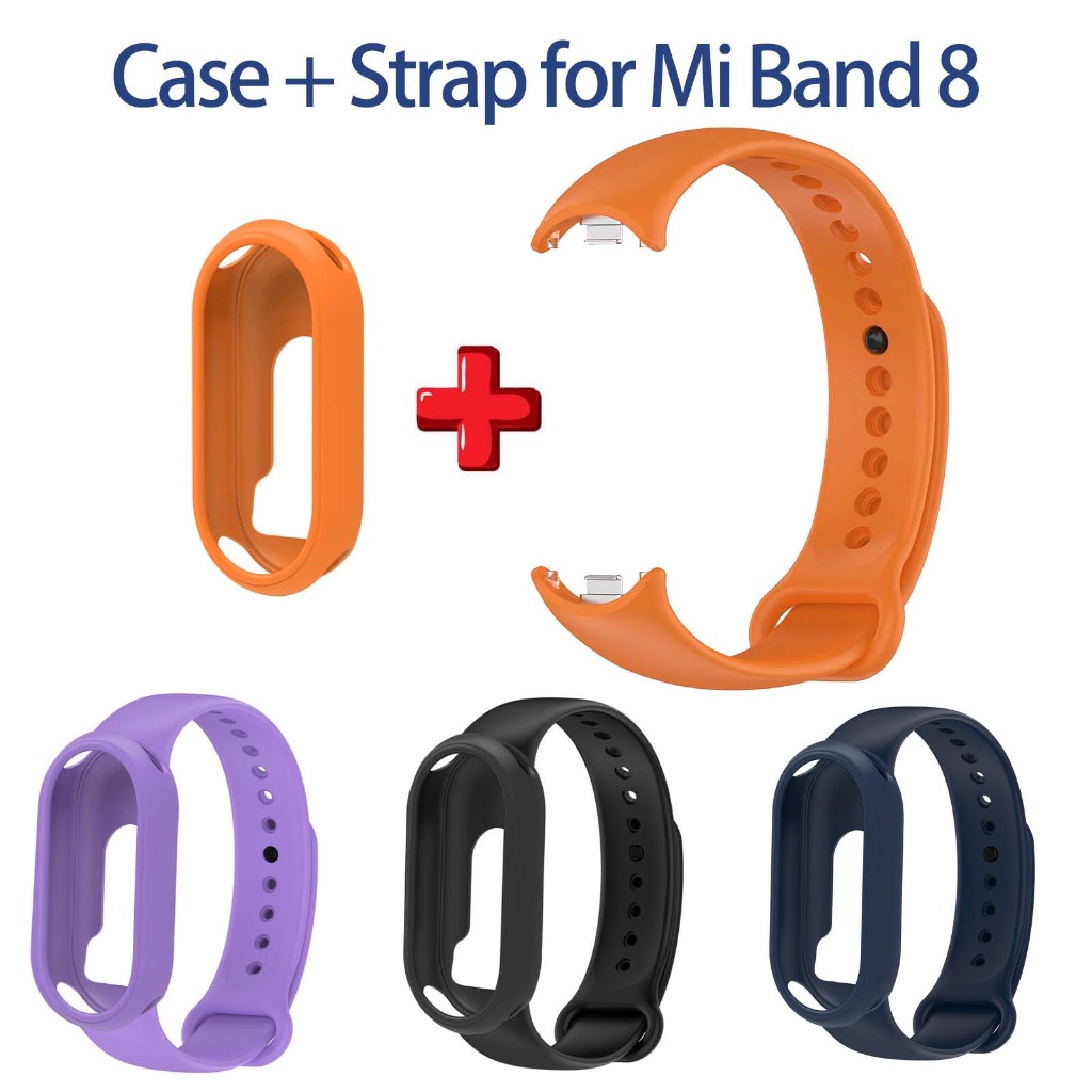 สําหรับ Xiaomi Smart Band 8 Strap Silicone Color Series Mi band 8 Strap Mi Band 8
