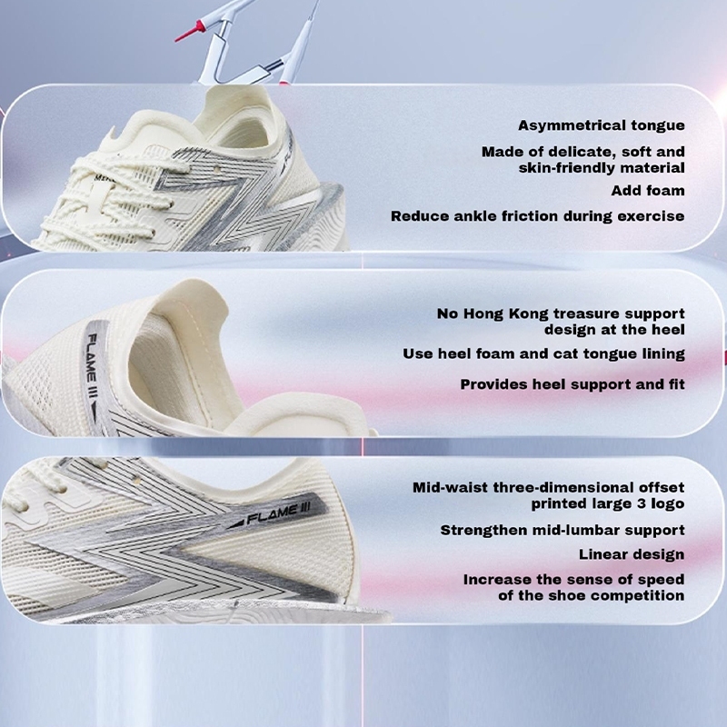 361 Degrees Flame 3.0 | รองเท้าวิ่งมาราธอน ระบายอากาศ สําหรับผู้ชาย 672412207 - รูปที่ 2