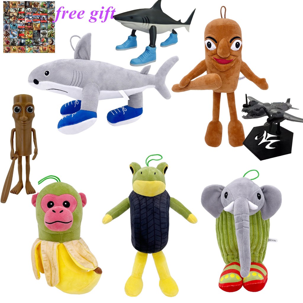 Tung Tung Tung Sahur ของเล่น Trralero Tralala 3D การพิมพ์รูปตุ๊กตาเกม