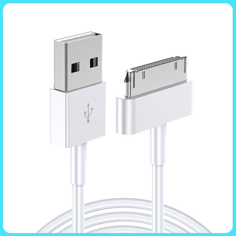 จัดส่งที่รวดเร็ว30 Pin สายชาร์จเร็ว USB Data Sync Adapter Cord Quick Charge Wire สําหรับโทรศัพท์ 4/4S Pad 1/2/3/4 Pod Nano/Classic Touch Series