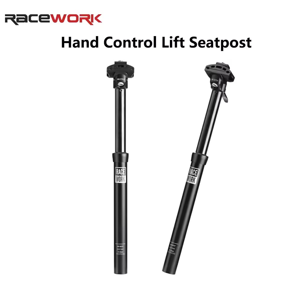 Racework Bike Dropper Seatpost Manual Travel ความสูงปรับ Mtb Seatpost