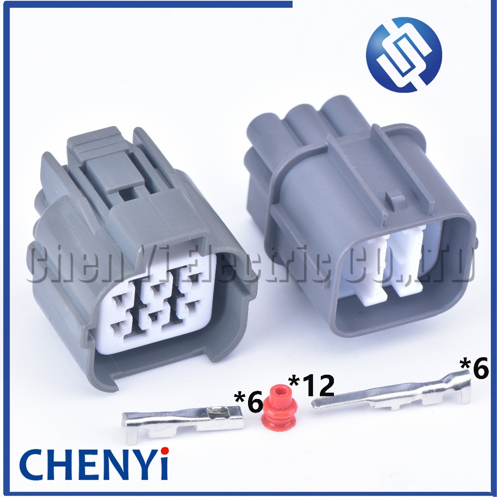 6 Pin อัตโนมัติกันน้ํา Connector หญิงหรือชายออกซิเจน Sensor ปลั๊กสําหรับ Honda Accord Fit Civic CRV Odyssey 6189-0133 6188-0175
