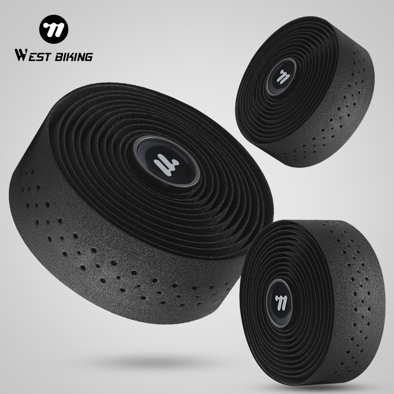 WEST BIKING เทปแฮนด์จักรยานแบบนุ่ม PU EVA สายรัดกันลื่นสำหรับขี่ดูดซับแรงกระแทก - รูปที่ 2
