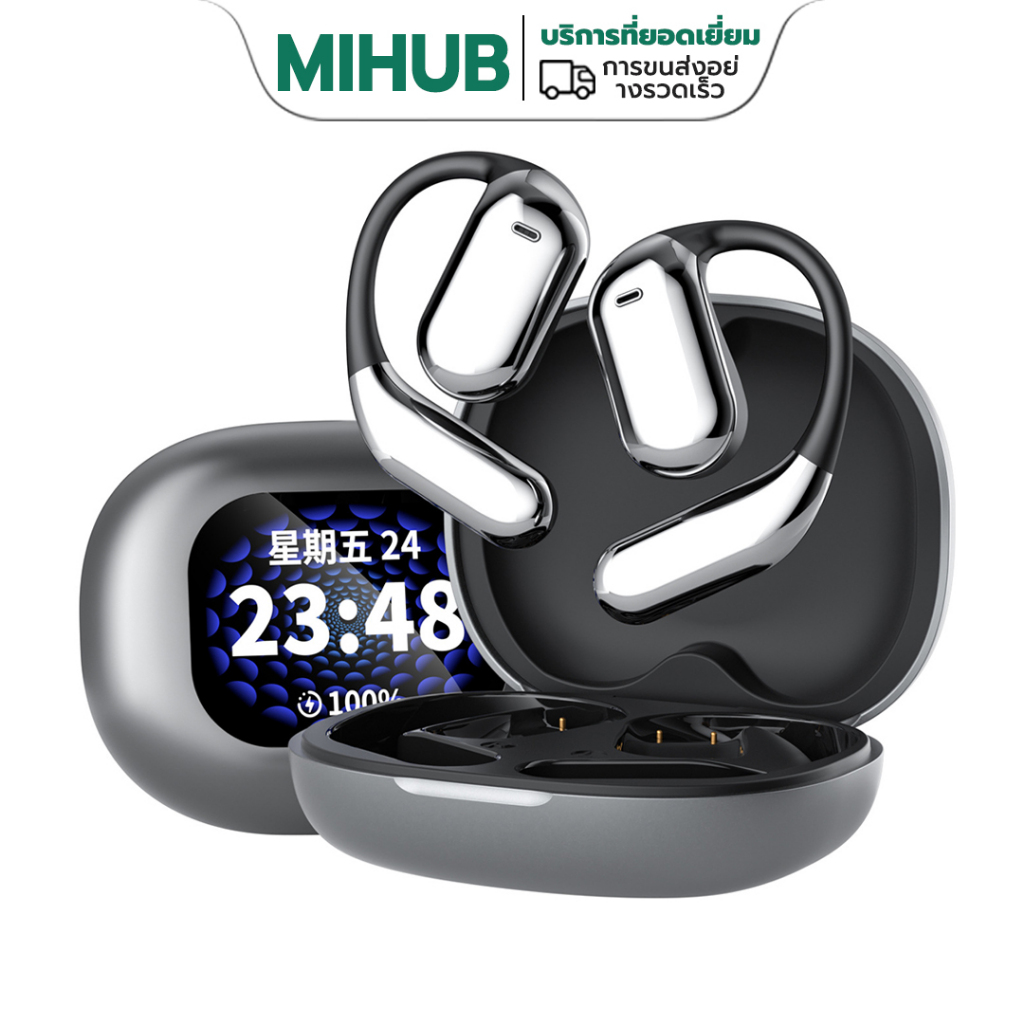 ColorTouch Open-Ear Q16 Pro Spatial Audio 40Hrs Playtime Touchscreen Sports Commute Gaming