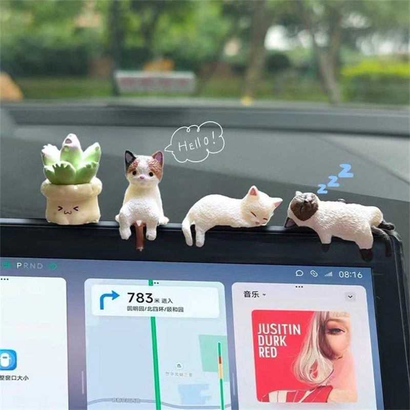 ตุ๊กตาสัตว์เลี้ยงน่ารักเหมาะสําหรับเคสโทรศัพท์มือถือทุกรุ่นการ์ตูนแฟชั่นแมวขี้เกียจสุนัขฐานที่เดินทางมาพักผ่อนสนุกอุปกรณ์เสริมสําหรับชีวิตส