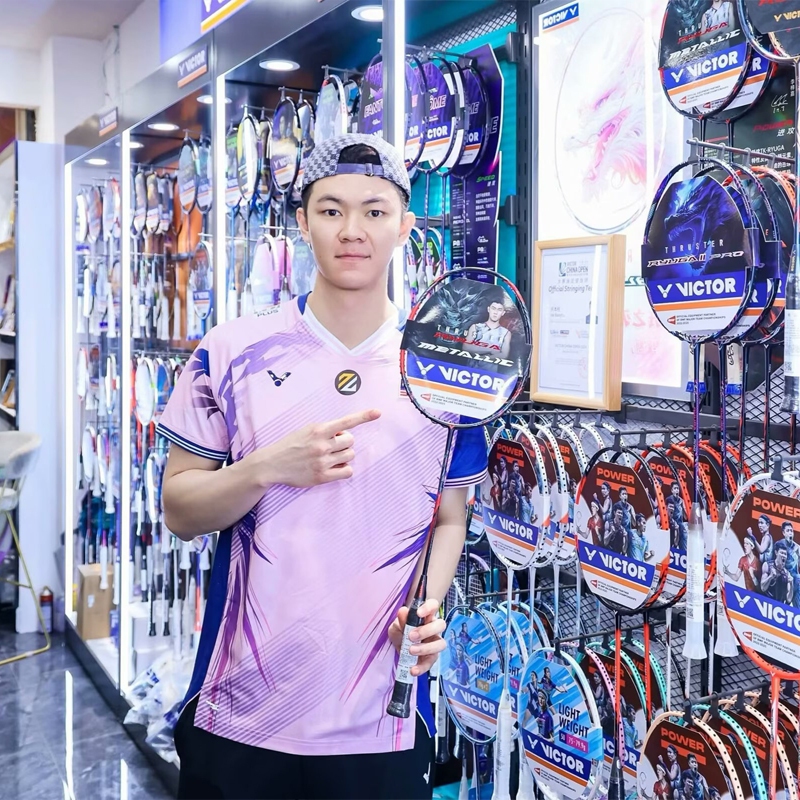 2024 2025 VICTOR Lee Zii Jia Jersey เสื้อแบดมินตันเสื้อกั๊กแขนกุดเสื้อยืดแขนสั้น Tops ราคา ถูกที่สุด ดีลบีเคเค แกลเลอรีภาพที่ 2