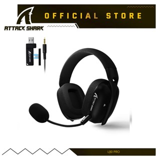 ATTACK SHARK L80PRO ชุดหูฟังสําหรับเล่นเกมไร้สาย
