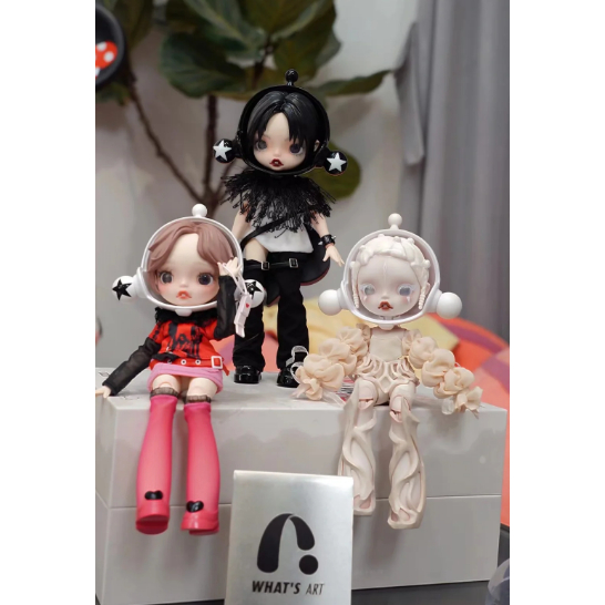 Popmart POPMART SKULLPANDA Osaki Nana Komatsu Nana ของขวัญรูปการกระทํา