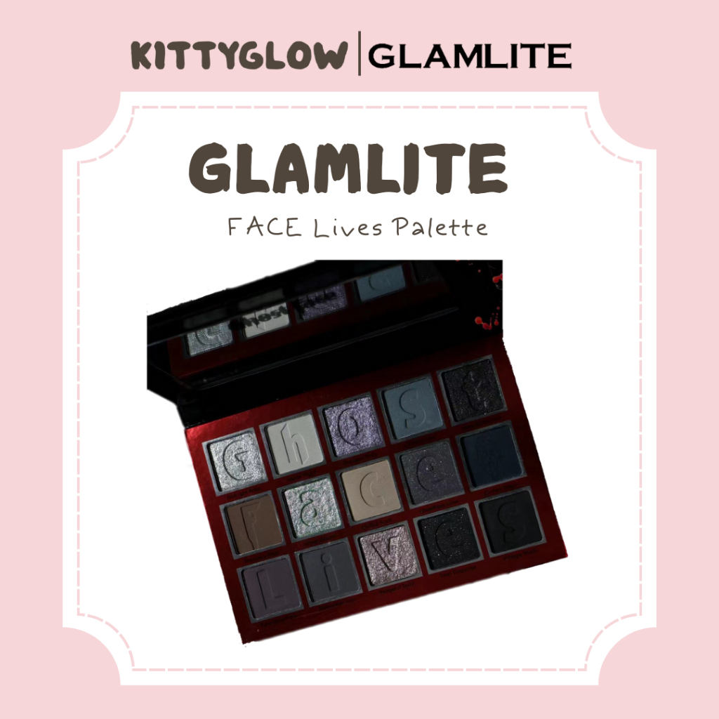 Glamlite x GHOST FACE Lives Palette