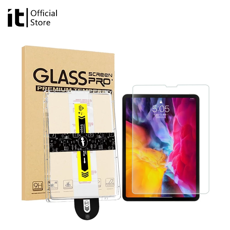 [it]ฟิล์มกระจกสําหรับไอแพด M4/M3/M2 -11นิ้ว iPad 11th(A16)/10th/9th/8th/7th/6th 10.9นิ้ว Pro 13 11 12.9 กันรอยขีดข่วน