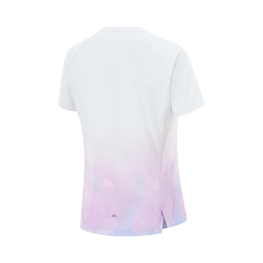 Li-Ning ATSV530 เสื้อยืดแขนสั้นผู้หญิง สะท้อนแสงและแห้งไว ของแท้จากหน้านิติบุคคลทางการ - รูปที่ 3