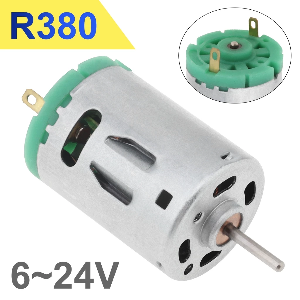 R380 6-24V Dc มอเตอร์ 24000Rpm ไมโครมอเตอร์สแตนเลสความเร็วสูง