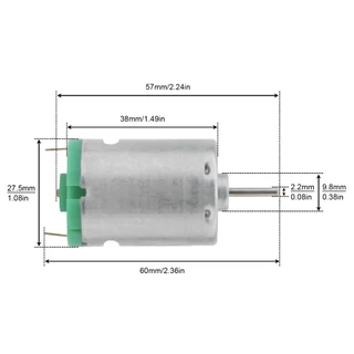 R380 6-24V Dc มอเตอร์ 24000Rpm ไมโครมอเตอร์สแตนเลสความเร็วสูง