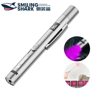 SmilingShark SD5313 ไฟฉาย led Laser Pointer แม่เหล็ก พอยน์เตอร์เลเซอร์สีแดง แสงสีม่วง 365 นาโนเมตร คบเพลิง 4โหมด ชาร์จ USB ได้ แสงเลเซอร์สำหรับเล่นแมว สอนไพออนเตอร์ การระบุสมบัติ