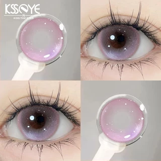 KSSEYE คอนแทคเลนส์สี 2 ชิ้นรายปี 14.5 มม.Softlens Eye แต่งหน้า 0 ~-8.00 เลนส์สายตาสั้น Prescription Shepherdess series