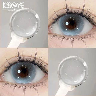 KSSEYE คอนแทคเลนส์สี 2 ชิ้นรายปี 14.5 มม.Softlens Eye แต่งหน้า 0 ~-8.00 เลนส์สายตาสั้น Prescription Shepherdess series