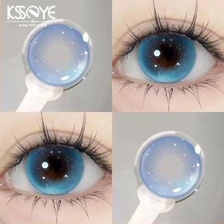 KSSEYE คอนแทคเลนส์สี 2 ชิ้นรายปี 14.5 มม.Softlens Eye แต่งหน้า 0 ~-8.00 เลนส์สายตาสั้น Prescription Shepherdess series