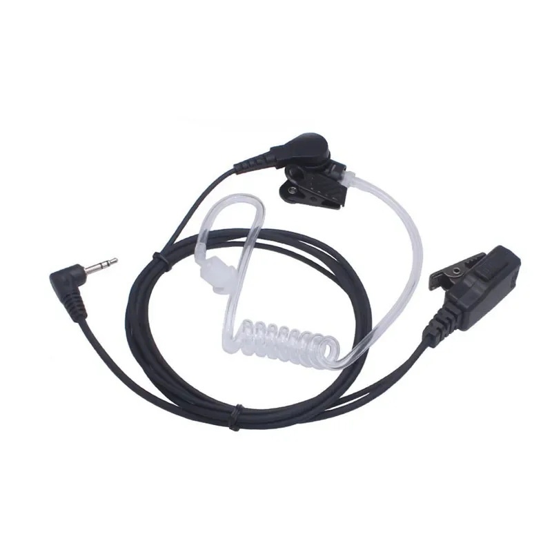 Walkie Talkie 1 ขา 2.5 มม.Earpiece Air Tube PTT ไมโครโฟนชุดหูฟังสําหรับ Motorola TLKR T3 T5 T6 T7 T8