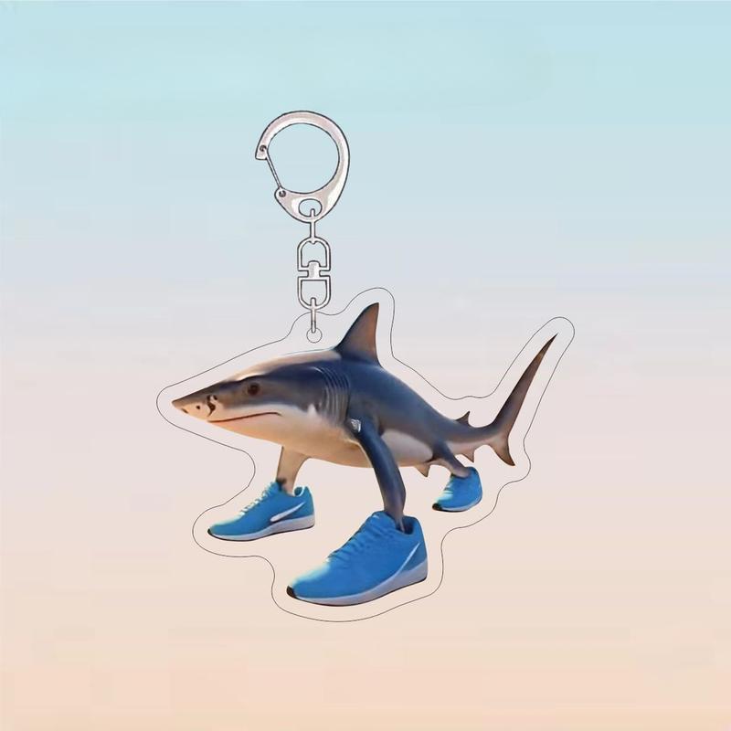 Tung Tung Sahur อะครีลิค พวงกุญแจ Tralalero Tralala Italian Brainrot Keychain จี้กระเป๋า ของขวัญฮาๆ - รูปที่ 3