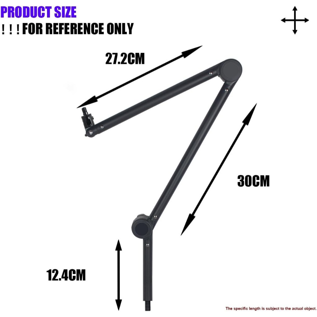 NEXMIC G35 Mic Boom Arm ขาตั้งไมโครโฟนการจัดการสายเคเบิลสําหรับ Blue Yeti FIFINE AM8 K669B HyperX Qu