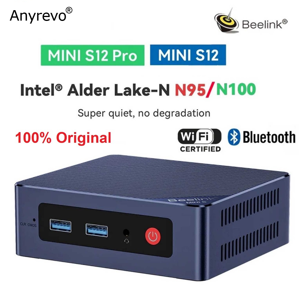 Beelink MINI S12 Pro Mini PC 12th Intel Alder Lake N100/N95 MINI PC 13th Intel N150 Windows 11 DDR4 