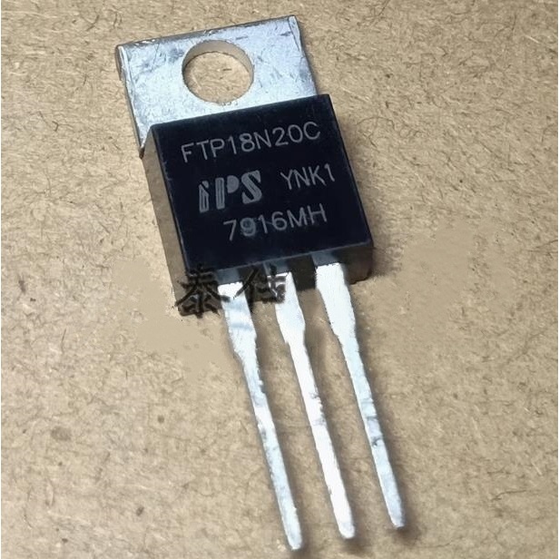 5 ชิ้น FTP18N20C TO-220 FTP 18N20C 18N20 TO220 N-Channel 18A/200V MOSFET ทรานซิสเตอร์เดิม