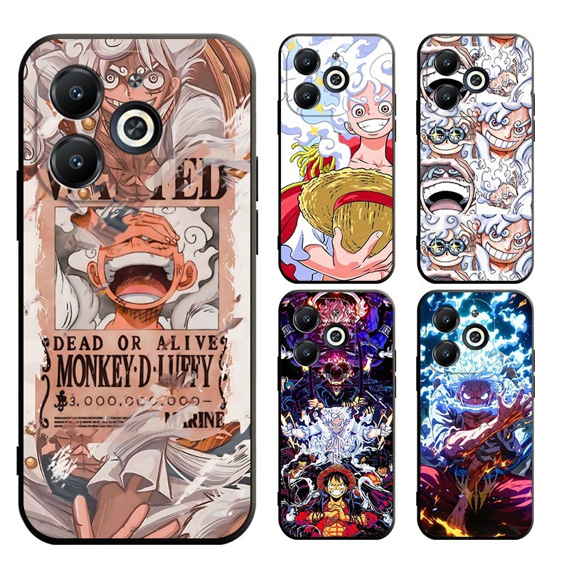 Infinix Smart 9 9 HD Smart 8 PRO PLUS 7 7T 6 5 4G 5G One Piece Luffy 5th gear Casing Soft Case Cover