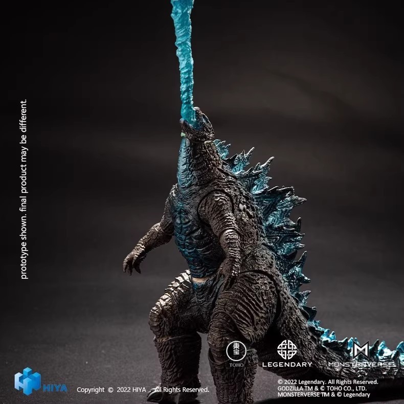 HIYA 18CM Godzilla vs. คิงคอง เรย์ความร้อนที่สามารถเคลื่อนย้าย ก็อดซิลล่า