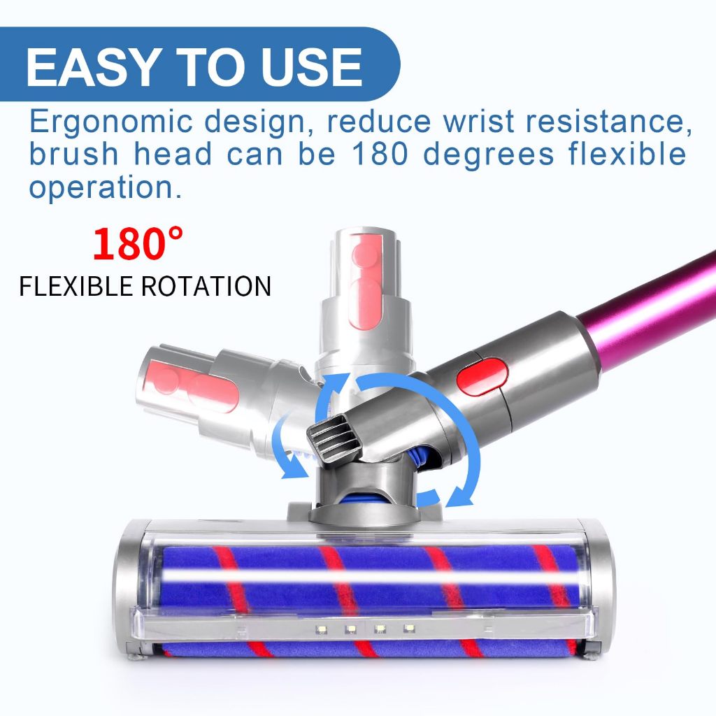 เหมาะสําหรับเครื่องดูดฝุ่น Dyson V10Slim น้ําหนักเบา SV18 หัวแปรงพื้นหัวแปลงด้านล่าง V12 ตัวกรองอุปกรณ์เสริม - รูปที่ 3