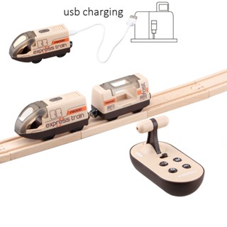 ชาร์จ ยูเอสบี รีโมทคอนโทรลรถไฟไฟฟ้าของเล่นรถไฟแม่เหล็กของเล่…