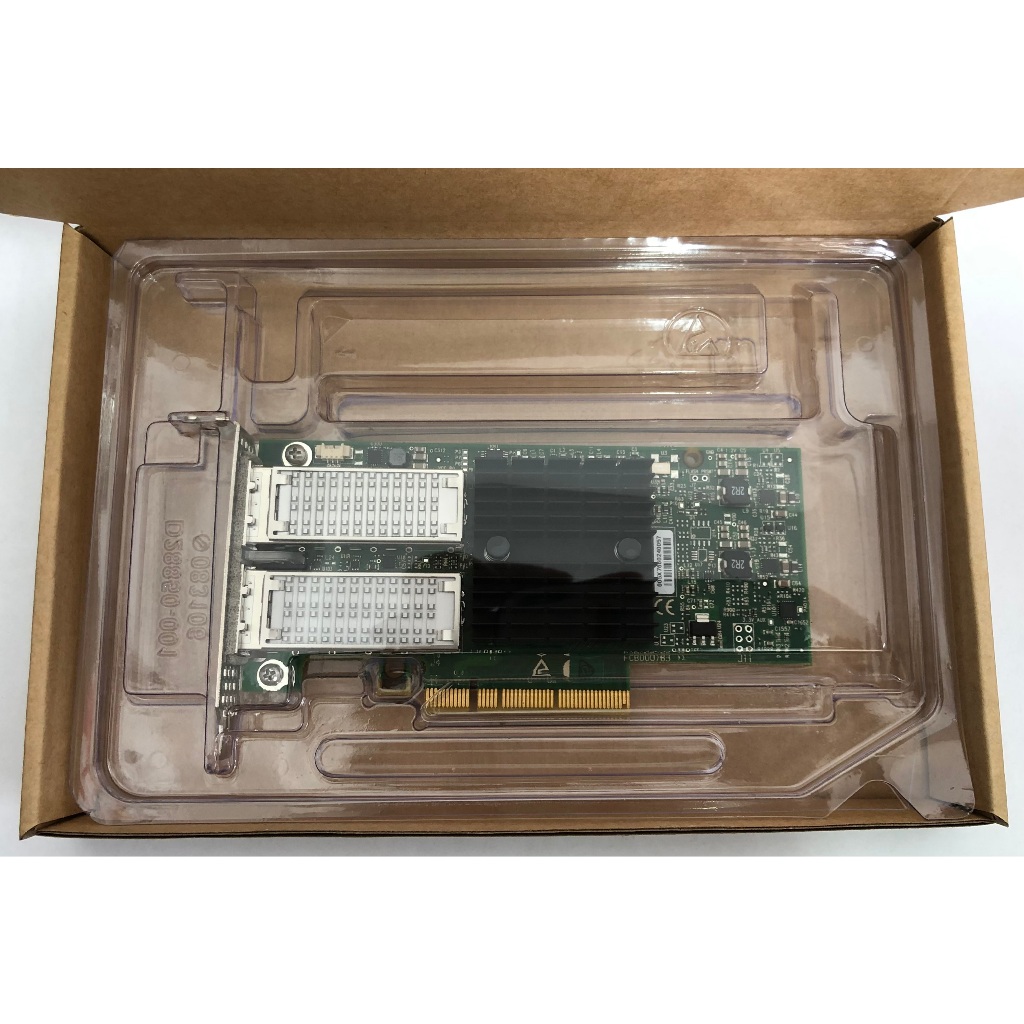 Dell 0R3F0N Mellanox ConnectX-3 CX324A Dual-Port 40GB QSFP+ PCIe NIC ความสูงครึ่ง