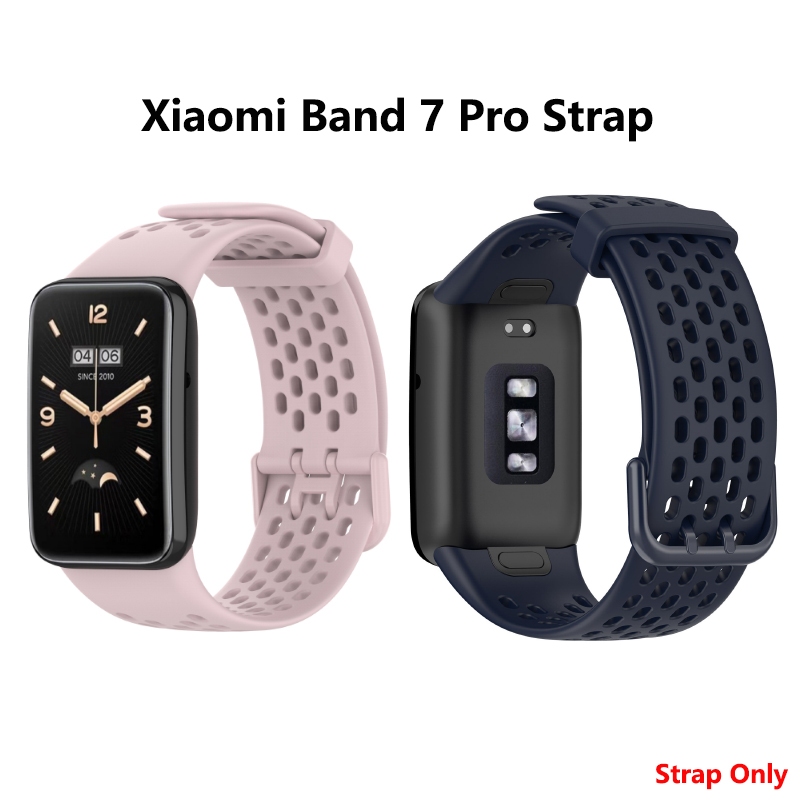 สายรัดทดแทนสําหรับ Xiaomi mi Band 7 Pro สมาร์ทวอทช์สายสร้อยข้อมือระบายอากาศ