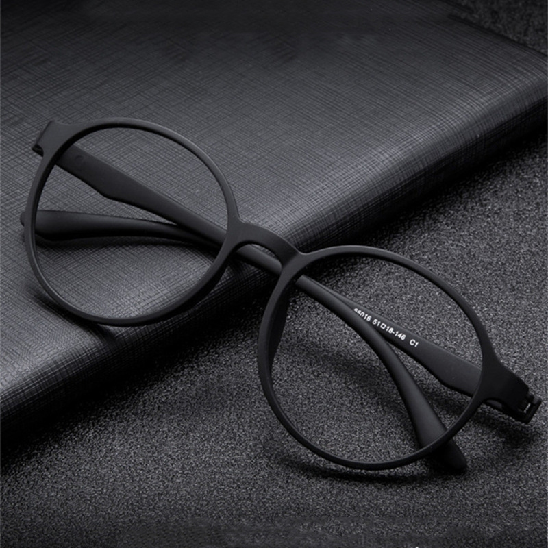 กรอบแว่นตาคุณภาพสูง Unisex Ultralight TR90 รอบป้องกันแสงสีฟ้าเลนส์โปร่งใสแว่นตา