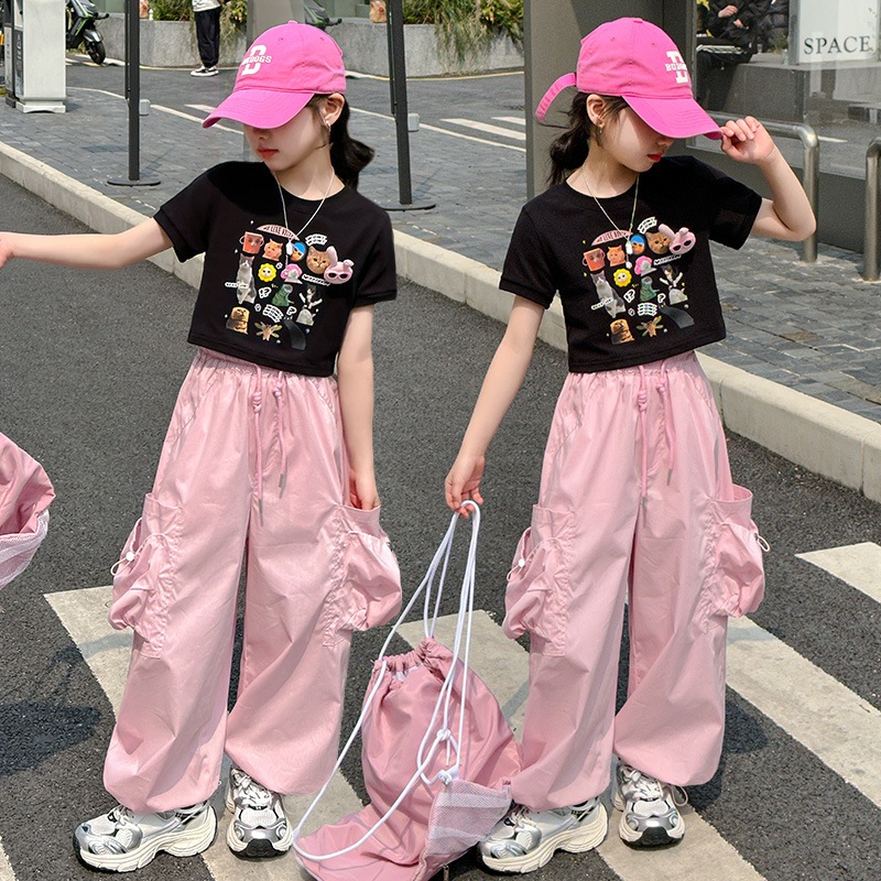 เสื้อยืดเด็ก เสื้อเด็กผู้หญิง ท็อปส์ซูน่ารัก รูปแบบลูกแมว กระต่าย คอกลม ขาว / ดำ 7-14 ปี【จัดส่งจากประเทศไทย】 ราคา ถูกที่สุด ดีลบีเคเค แกลเลอรีภาพที่ 6