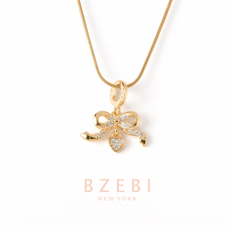 BZEBI สร้อยคอโช้กเกอร์ ประดับโบว์ สไตล์เกาหลี เครื่องประดับแฟชั่น สําหรับผู้หญิง 1468n
